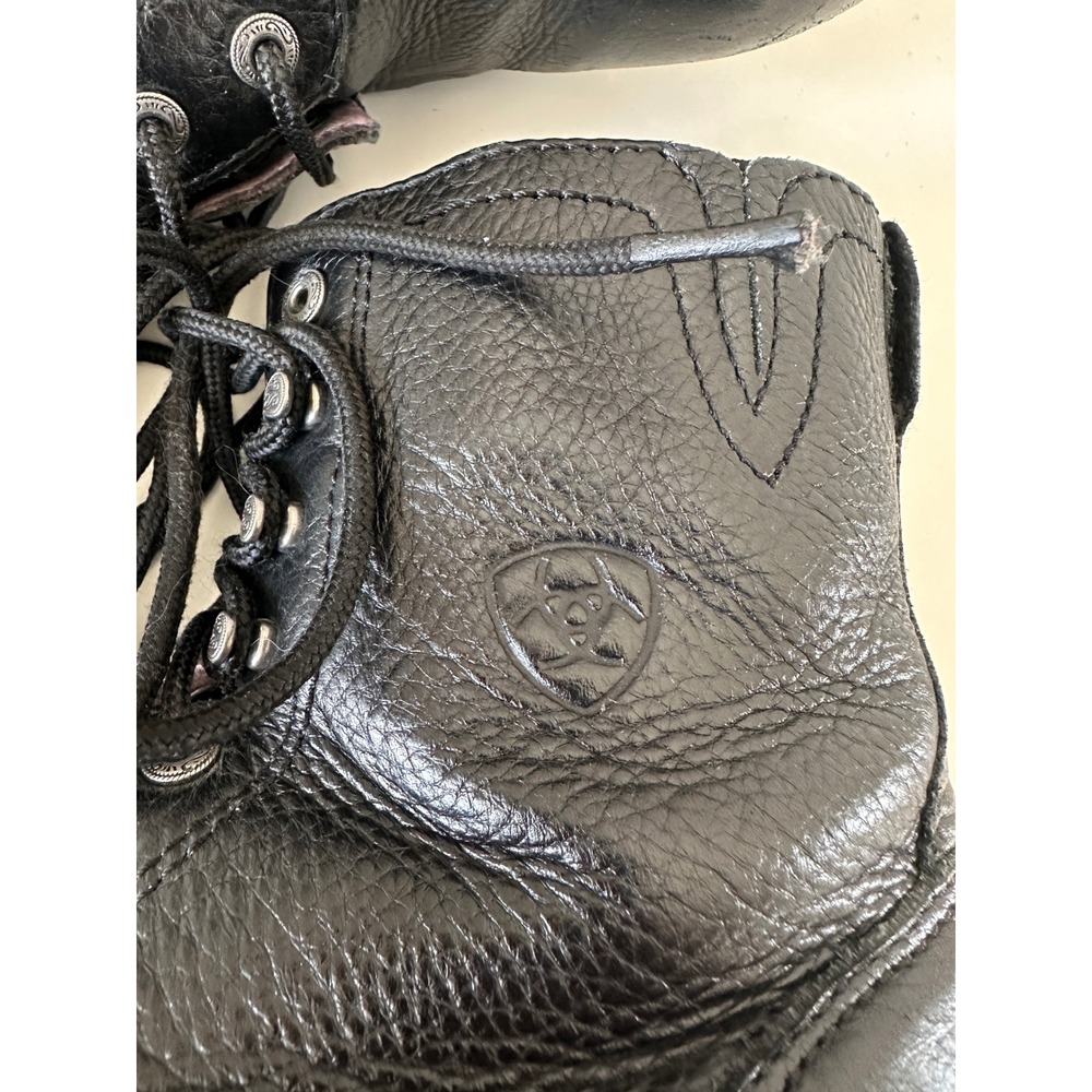 Ariat Boots Womens 7C Heritage Lacer Pebbled Leather Western Equestrian Horse - Picture 5 of 8
